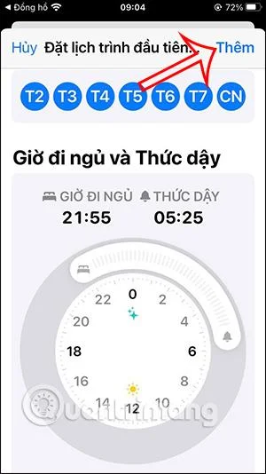 Bagaimana untuk menyediakan jadual tidur pada jam tangan iPhone
