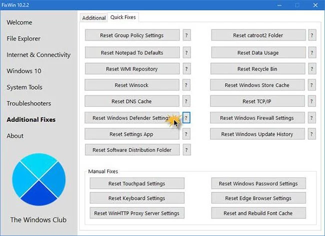 Fix Microsoft Defender-fout 0x80073b01 op Windows 10