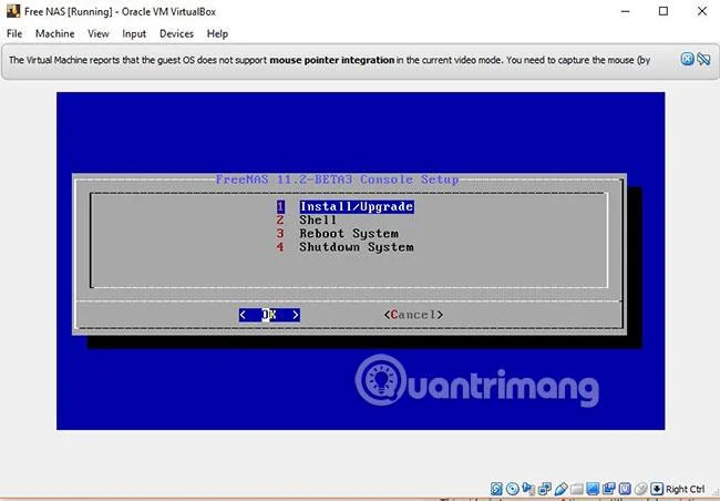 Bagaimana untuk memasang FreeNAS VM pada VirtualBox
