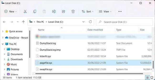 Apakah Pagefile.sys dan patutkah ia dilumpuhkan?