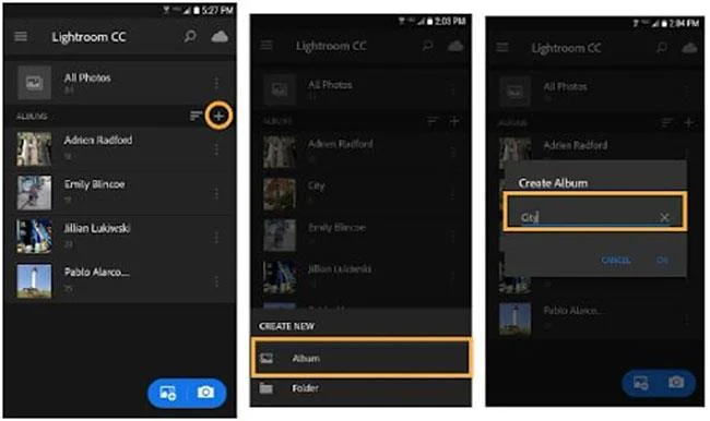 Cara menggunakan Lightroom pada Android