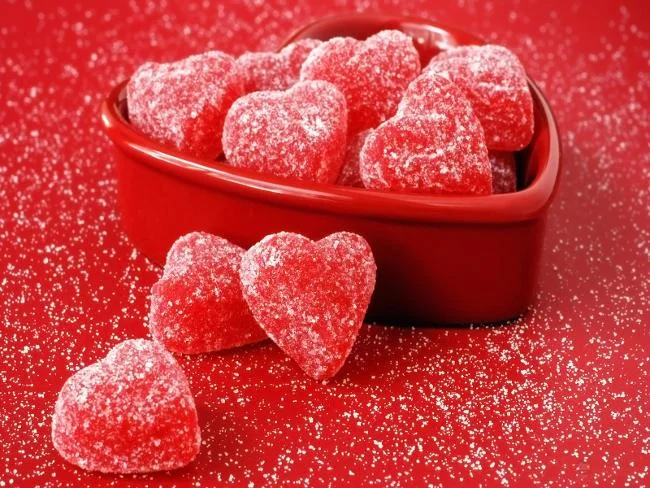 Set kertas dinding komputer untuk Hari Valentine 14 Februari