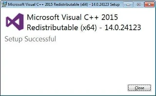 Comment installer le runtime Microsoft Visual C++ 2015