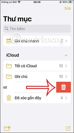 Cara menggunakan folder pintar dalam Nota iPhone