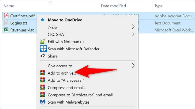 Hoe ZIP-bestanden op Windows met een wachtwoord te beveiligen
