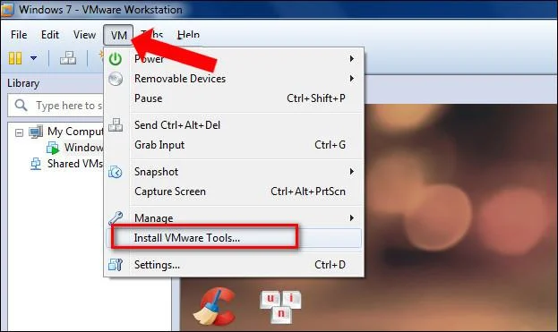 VMware Tools のインストール