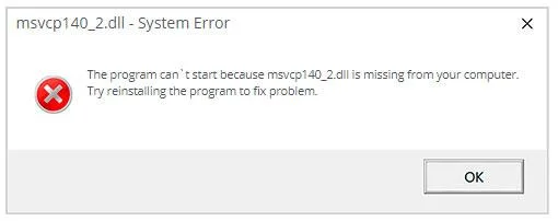 Msvcp140_2.dll eksik hatası nasıl düzeltilir