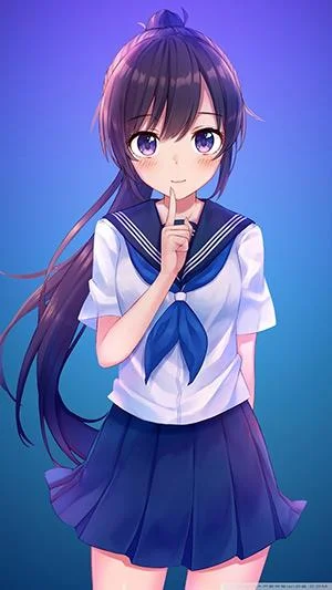 Gambar Anime Girl, Gambar Anime Perempuan pelbagai genre untuk telefon