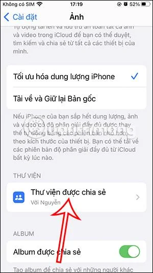 Cara menambah foto pada album kongsi iPhone