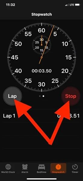 iPhone ve Apple Watch'ta zaman nasıl durdurulur?