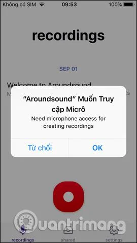 Cara menggunakan Aroundsound untuk merakam audio pada telefon anda