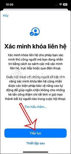 Bagaimana untuk mendayakan pengesahan kenalan iMessage pada iPhone