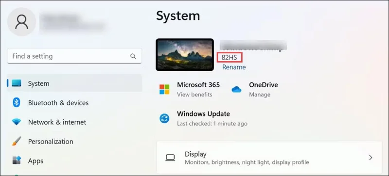 Windows dizüstü bilgisayar modeli nasıl bulunur?