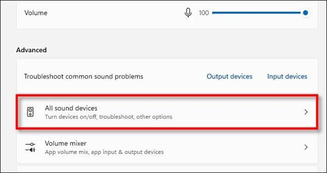 Windows 11'de ses aygıtları nasıl devre dışı bırakılır