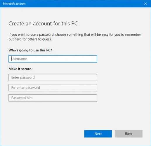 Windows 10でユーザープロファイルを復元する方法
