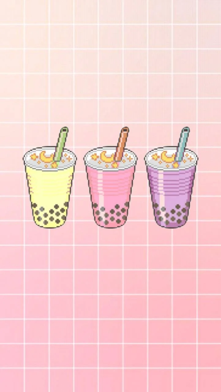 Kertas dinding teh susu, kertas dinding teh susu yang cantik