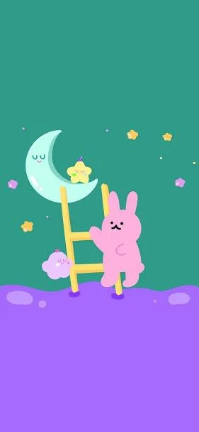 Kertas dinding comel untuk telefon pintar