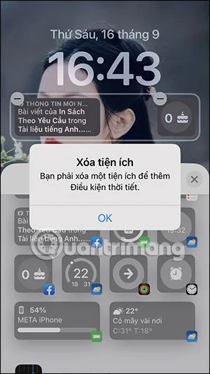 Cómo instalar el widget de Facebook en iPhone para recibir notificaciones rápidas