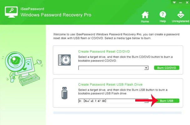 iSeePassword を使用して Windows パスワードを回復する方法
