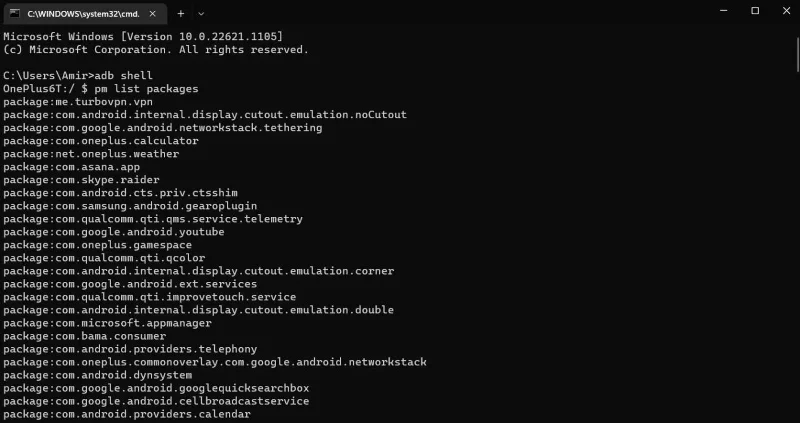 Comment désinstaller n'importe quelle application Android à l'aide d'ADB (y compris les applications système et les bloatwares)