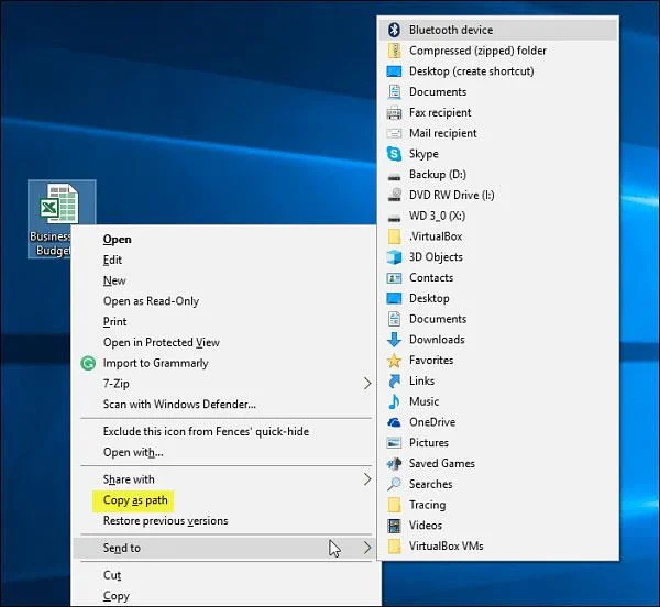 Windows 10'da Gönder menüsü nasıl özelleştirilir