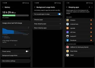 Bagaimana untuk meletakkan aplikasi untuk tidur pada telefon Samsung untuk menjimatkan bateri