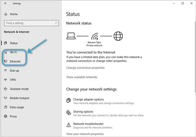 Schermata di connessione PuTTY