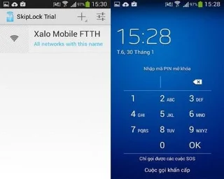 Kunci skrin secara automatik apabila menyambung ke Wi-Fi pelik pada telefon