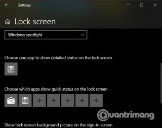Sesuaikan dan tambahkan apl pada skrin kunci Windows 10