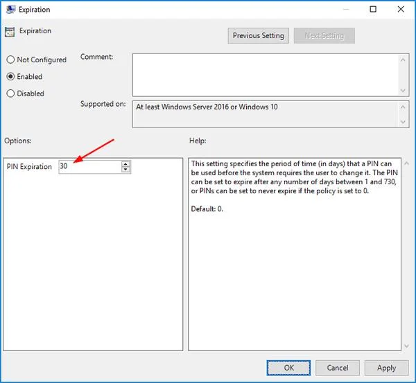 Bagaimana untuk mendayakan PIN yang merosakkan diri pada Windows 10