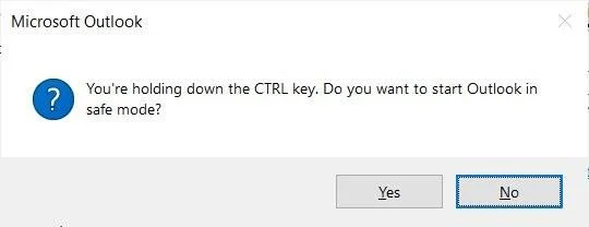 Fout 0xc0000005 in MS Outlook oplossen, waardoor Oulook wereldwijd crasht
