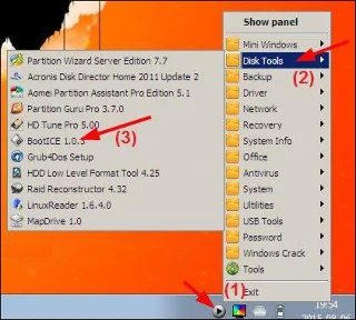 Bagaimana untuk memasang Windows pada WinPE