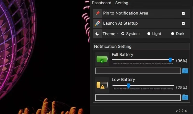 Windows 10/11 için pil tamamen şarj edilmiş bildirimi nasıl eklenir
