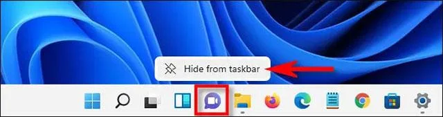 Comment supprimer l'icône « chat » sur la barre des tâches de Windows 11 Comment supprimer l'icône « chat » sur la barre des tâches de Windows 11