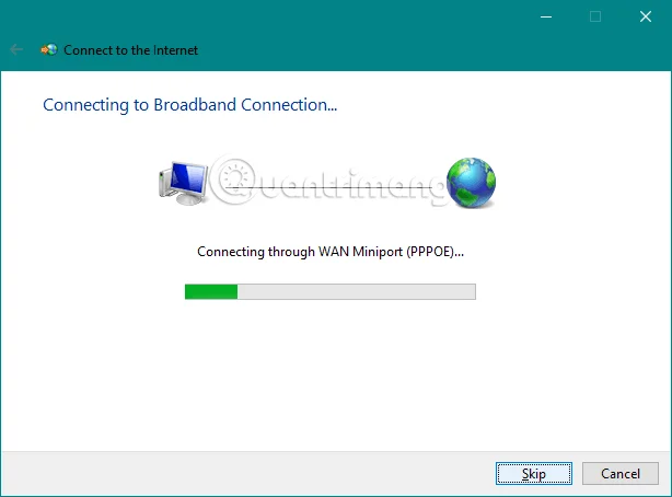 วิธีการตั้งค่าและใช้การเชื่อมต่ออินเทอร์เน็ต PPPoE บน Windows 10