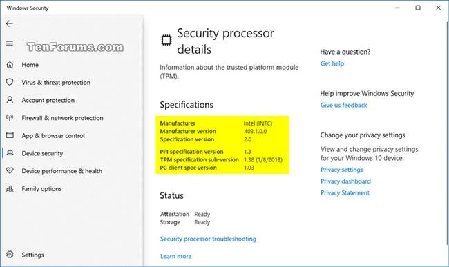 Windows PC にトラステッド プラットフォーム モジュール (TPM) チップが搭載されているかどうかを確認する方法