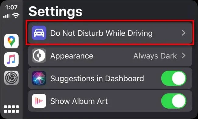 Como ativar o modo “Não perturbe enquanto dirige” no Apple CarPlay