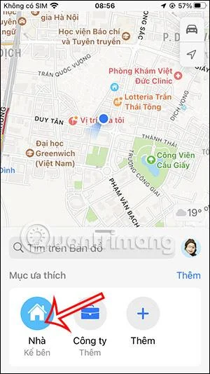 Cara menambah alamat Rumah pada Peta Apple