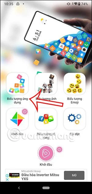 Cómo crear un ícono de aplicación móvil en Android