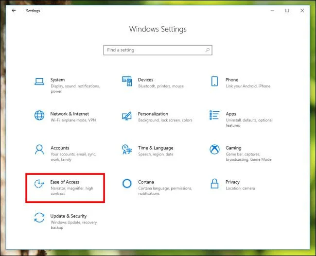 Windows の設定