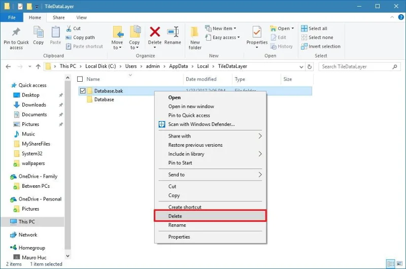 Tetapan Menu Mula Sandaran pada Windows 10