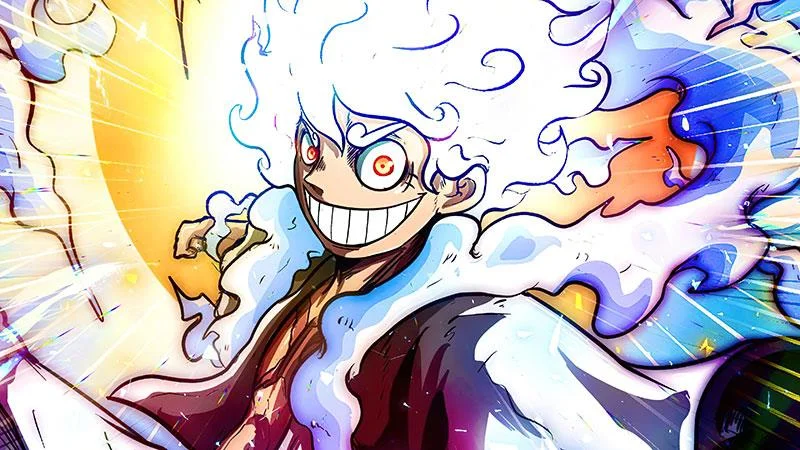 Luffy Gear 5 duvar kağıdı, Luffy Tanrısı Nika duvar kağıdı
