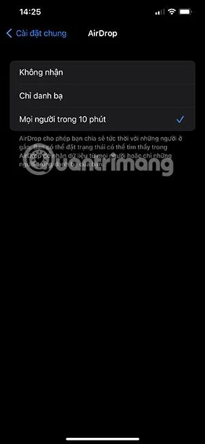 Cara mematikan perkongsian dengan orang di AirDrop secara automatik
