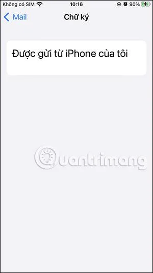 Bagaimana untuk mengalih keluar Dihantar daripada tandatangan iPhone saya dalam iPhone Mail