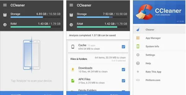 4 apl pembersihan sampah Android terbaik