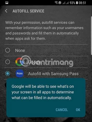Comment remplir automatiquement les mots de passe sur Android