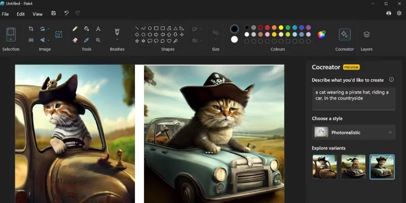 Hoe Paint Cocreator te gebruiken om AI-afbeeldingen te maken in Windows 11
