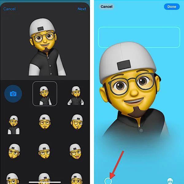 Cara membuat imej poster emoji untuk nombor telefon anda pada iPhone