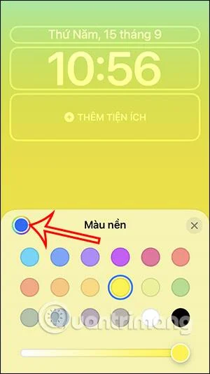 Bagaimana untuk menetapkan skrin kunci warna pada iPhone