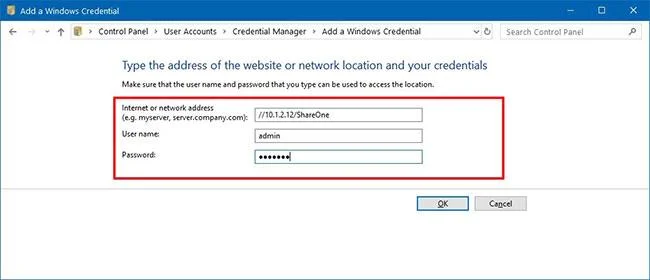 So verwenden Sie den Anmeldeinformationsmanager in Windows 10